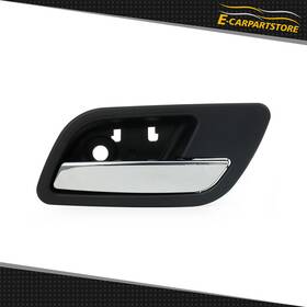 Ec122638p01 E-carpartstore Black And Chrome Interior Inner Rear Right Door Handle Fits Chevy Gmc