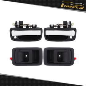 Ec830967s01 E-carpartstore 2 Inside Outside For 1995-04 Toyota Tacoma Front Driver Passenger Door Handles