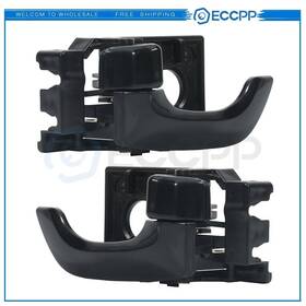 E823565cp01 Eccpp 2 Sets Fits Kia Optima 06-10 Inner Black Front Driver Passenger Side Door Handle