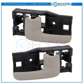 Hk82965501u Eccpp 2x Gray Rear Left Right Side Interior Door Handles Fits Toyota Tundra 2000-2006