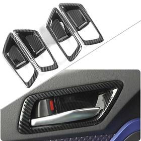 Efmotorshop 550753562381 Carbonfiber Inner Door Handle Bowl Cover Trim For Toyota Chr 2016-2021 2017