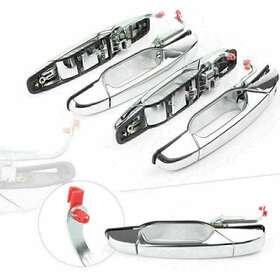 Efmotorshop 612047849223 Outer Door Handle Front Rear Set Fit Chevy Tahoe Gmc Yukon 2007-2013 12 11 10 09