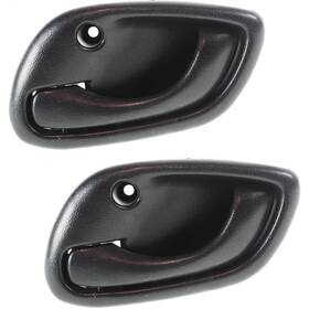 16553440 Evan-fischer Interior Door Handle For 99-2000 Suzuki Grand Vitara Set Of 2 Front Driver Black