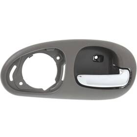 16580484 Evan-fischer Door Handle For 1999-04 Chrysler 300m Sedan Rear Right Gray With Chrome Lvr/4 Nuts