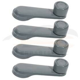 10409821 Everpartstorecs 4x Lh Rh Gray Door Handles For 1986-1997 Nissan Pickup 2.4l Front Rear Side