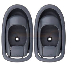 10409823 Everpartstorecs 2x Interior Front Rear Left Door Handle For 2001-2004 Kia Spectra 1.8l L4 4-door