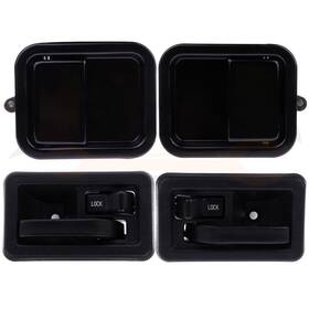10419649 Everpartstorecs 2x Exterior Interior Front Lh Rh Door Handle For 1997-2004 Jeep Wrangler 4.0l