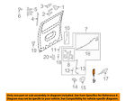 F2uz1524694a Ford Oem Super Duty Side Sliding Inside Seal
