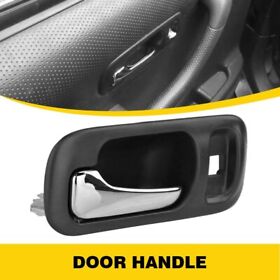Mbs-nm-crv-97-01-fl Fit Cr-v Crv Inside Interior Door Handle Front Left Driver Side Black 97-01