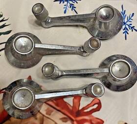 C3ab-7630323-c Fomoco 4 Oe 1964 1965 Ford Mustang Crank Window Handles For Refurb