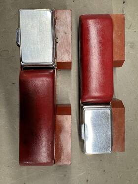 C5ab-6224144-aw Fomoco 1965 1966 Ford Galaxie Fairlane Door Rear Armrest Arm Rest Parklane Torino Gt Oe