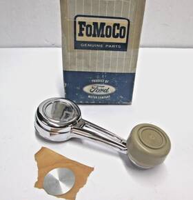 C8sz-6530322-a Fomoco Ford Nos 68 69 Mustang Cougar T-bird Tan Quarter Window Crank