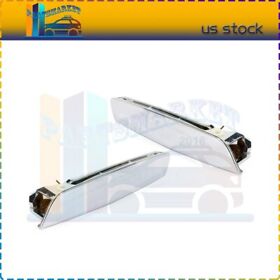 Pt826815am3 For 2008-13 Chevy Silverado 2x Interior Chrome Door Handle Front Rear Right Left