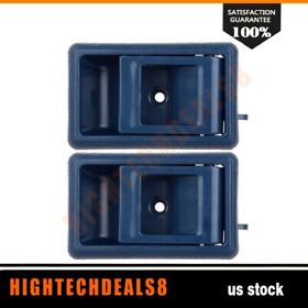 Hi8023420808 For 89-92 Prizm Door Handles 2pcs Left Side Interior Blue
