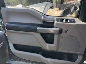 204.fd8518 Ford 2018-2020 F150 Xlt Front Interior Door Trim Panel Left Driver Gray