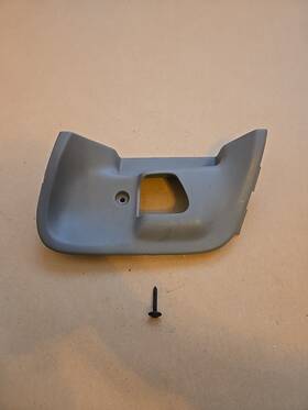 4c24-1522634-baw Ford E150 E250 E350 Econoline Rh Interior Door Handle Trim Gray 4c24-1522634-baw Ford E150 E250 E350 Econoline Rh Interior Door Handle Trim Gray