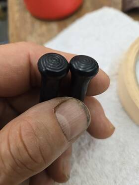 8a-7021850-a Ford 1949-1951 And Mercury Interior Door Lock Button Knob Black 1950