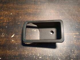 9t16-v22621-aayygz Ford Transit Connect Door Inside Handle With Bezel 2010-2013 Black Oem Left