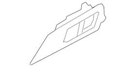 Ford Ae9z-7422601-ah Genuine Handle Latch