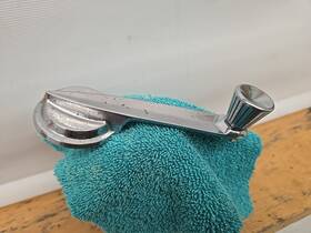 C2ab-63348 Ford 1962 Chrome Knob Round Shank Window Crank A