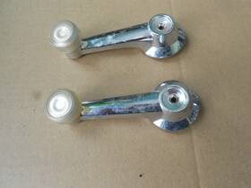 D2xb-9023348-aa Ford 1972 Truck Window Crank Handle Chrome Pair Original