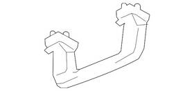 Dg1z-5431406-aa Ford Genuine Grip Handle
