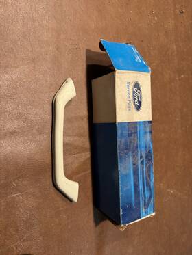D3wy-6522666-f Ford Dw3y-6522666-f Nos White Door Pull Handle 1973 Cougar