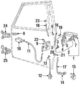 E7tz-1522601-a Ford Genuine Handle Inside