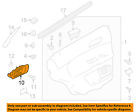 Bb5z7822600aa Ford Explorer-interior Oem Handle 11-14 Door