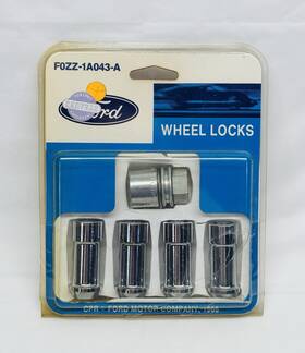 F0zz-1a043-a Ford Nos Oem Genuine Anti-theft Wheel Locks Exposed Lugs Chrome New F0zz-1a043-a Ford Nos Oem Genuine Anti-theft Wheel Locks Exposed Lugs Chrome New