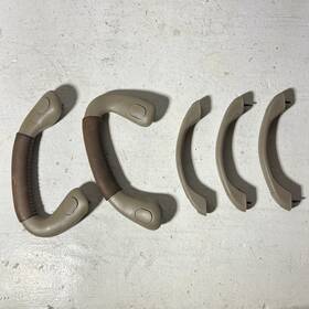 F7587831430aew Ford 2005 -2007 F250 F350 King Ranch Oem Rear Grab Handles Tan Set Of 5