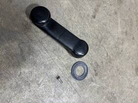 F7ub-1523342-aaw Ford 92-97 F250 F350 Super Duty Manual Window Crank Handle Used Oem With Hardware
