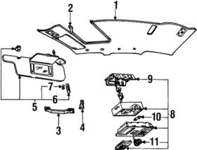 F8vz-5431406-bac Ford Genuine Grip Handle