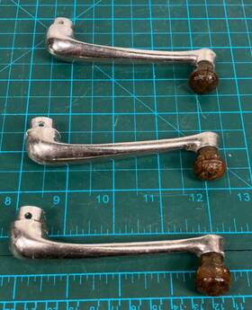 855203 Ford Gm Mopar 1920s 1930s 1940s Window Crank Handle Knob Lot 3 Oem Bakelite