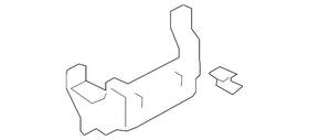 Lj7z-7822635-aa Ford Genuine Outer Molding