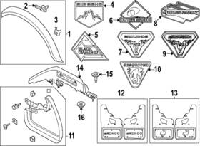 M2dz-9920038-aa Ford Genuine 2021-2024 Bronco - Handle