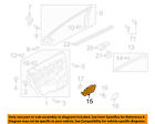Ag1z5421819ac Ford Taurus-interior Handle Oem Left Door 10-12