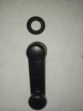 6l34-1523342-aaw Ford Truck Front Door Window Crank Handle Black Fits 1997-2014 F150 Pickup