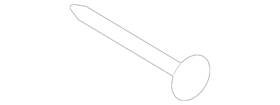 Ford W502665-s437m Genuine Interior Door Pull Handle Screw