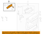 8a1z7822621aa Front Ford 08-14 Bezel Mkx Door-handle Oem Left Lincoln