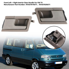 Front Left And Right Interior Inner Door Handle For Vw T4 Transporter 1990-2002