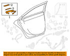 13587969 Gm Left Ats 13-14 Door-handle Hardware-rear Lock Oem Cadillac
