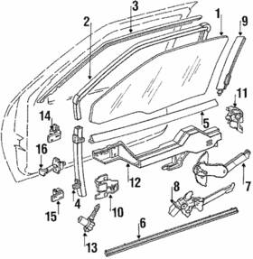 16629556 Gm Genuine I/s Hdl Assembly Black