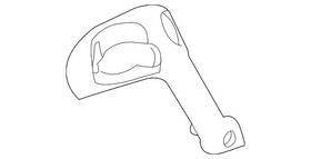 24427347 Gm Genuine Handle Assembly-rear S/d Pull Md Dark Oak