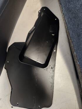 3966720 Gm 68-82 Corvette C3 Door Motor Regulator Access Cover Panel Left Driver Used