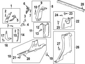 84875763 Gm Genuine Grip Handle