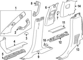 85132139 Gm Genuine Handle Cover