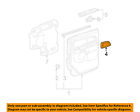 10371532 Gm Bezel Door-handle Front Left Oem