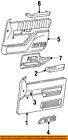 15708066 Gm Bezel Door-handle Oem Front