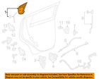 95987920 Gm Chevrolet Left Oem Lock Hardware-rear Door-handle Spark